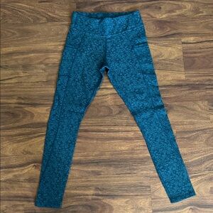 Pact Teal Patterned Women's Leggings